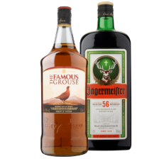 Licor 43, Jagermeister,
The Famous Grouse
of Hoppe Vieux